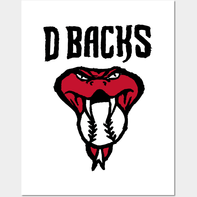 Arizona Diamondbaaaacks Wall Art by Very Simple Graph